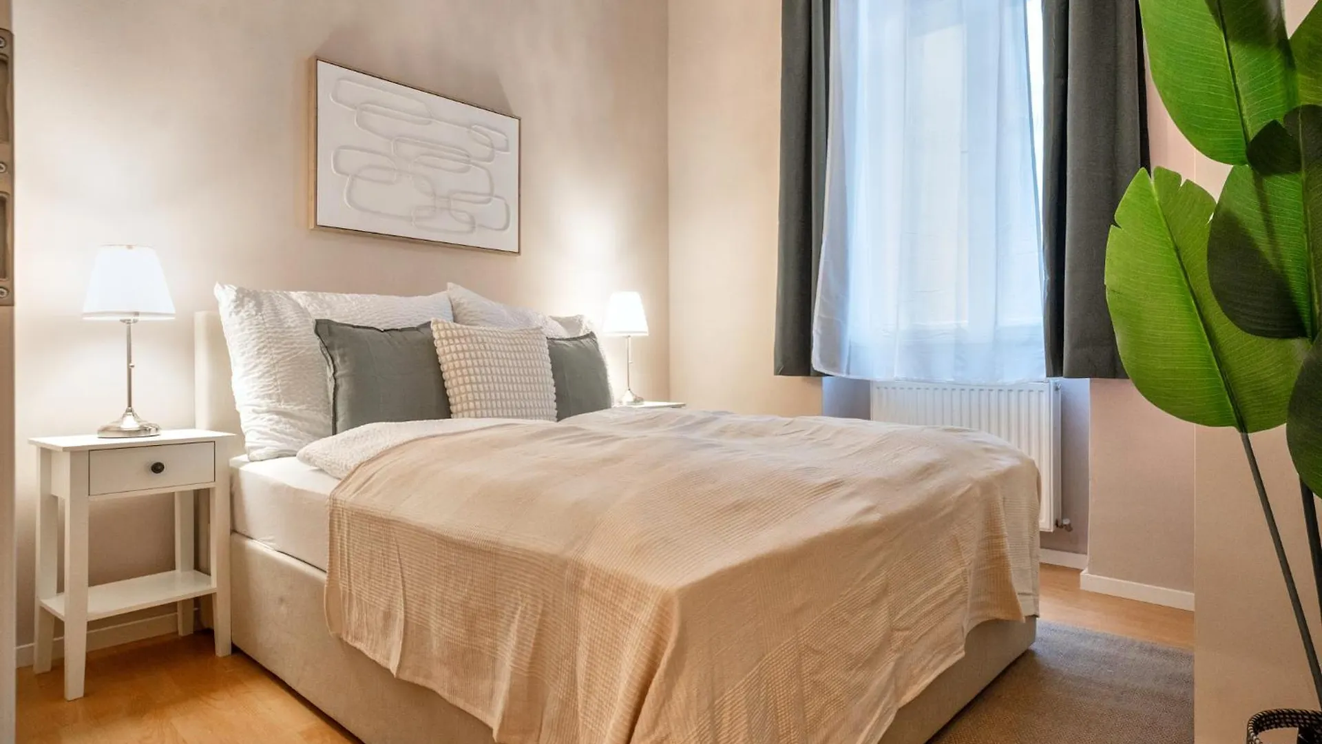 Stylish Und Zentral I 6 Minuten Zur U4 Friedensbruecke 维也纳 公寓